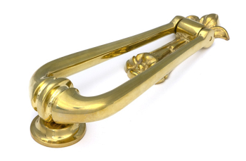 Anvil 33610M Polished Brass Loop Door Knocker