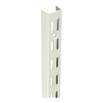 Sapphire White Twin Slot Shelf Upright