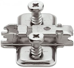 Blum 173L8100 CLIP Mounting Plate With Pre-Mounted Euro Screws