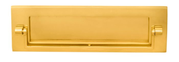 Carlisle Brass M78 Postal Knocker - 254 X 76mm, Polished Brass Carlisle Brass M78 Postal Knocker - 254 X 76mm, Polished Brass