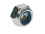 M8 Nylon Insert Nut - Type T - Zinc Plated