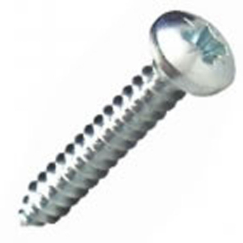 8 X 1.1/4Inch (4.2 X 32mm) Pozi Pan Self Tapping Screw - Zinc Plated 8 X 1.1/4Inch (4.2 X 32mm) Pozi Pan Self Tapping Screw - Zinc Plated